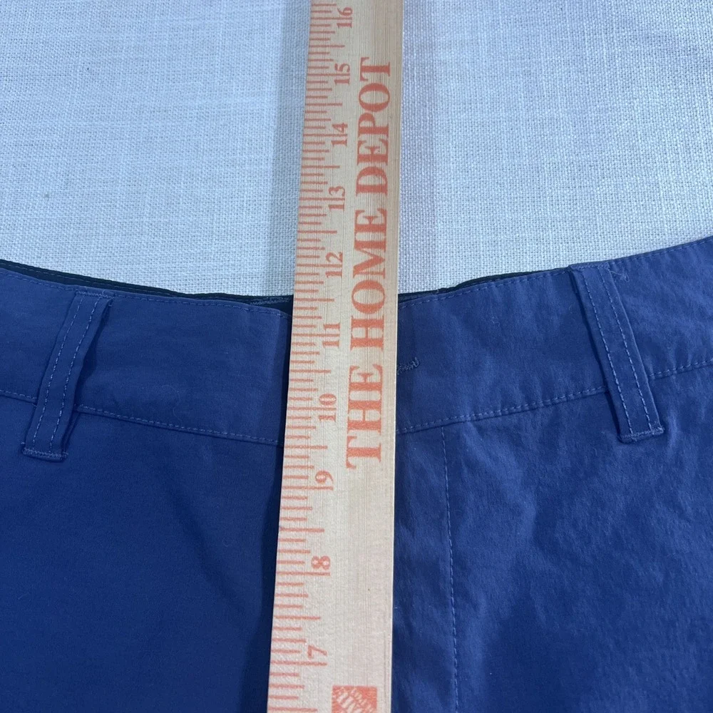 Marsh Wear Shorts Mens 32 Blue Hybrid Chino Flat Front Classic Resort